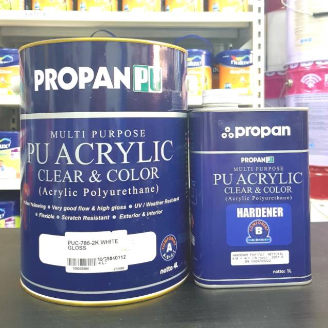 Jual PROPAN PUC 786 MULTIPURPOSE ACRYLIC White Gloss Putih (5 LITER