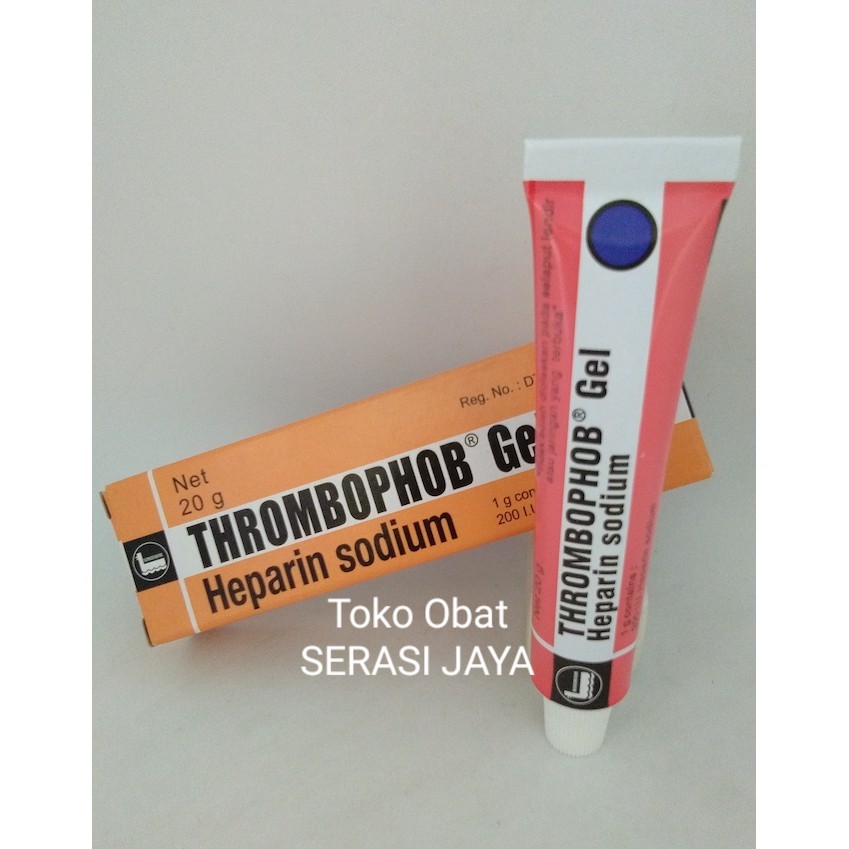 Thrombophob Gel 20 gram Memar Varises Obat Gosok