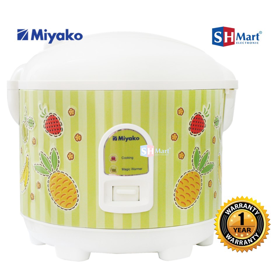 MIYAKO RICE COOKER 3 IN 1 MAGIC WARMER 1.8 L MCM 528 / MCM528 / MCM-528 (MEDAN)