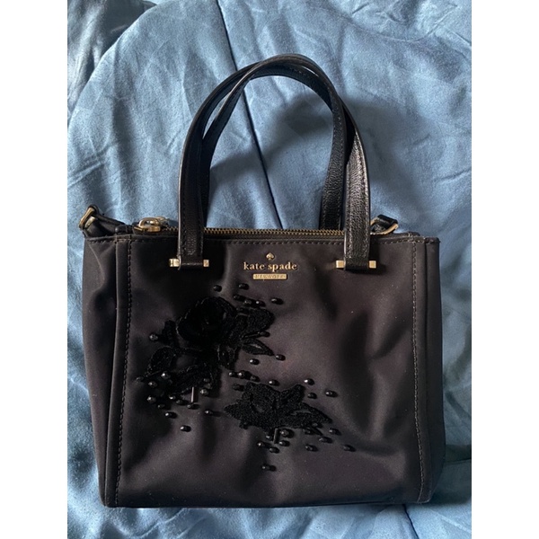 Preloved Kate Spade sling bag black original 100%