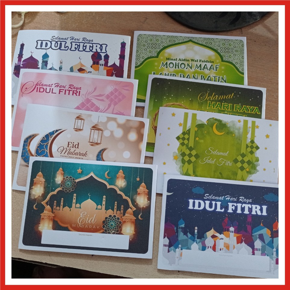 

[10 Pcs] Amplop Lebaran / Hari Raya - Hard Cover