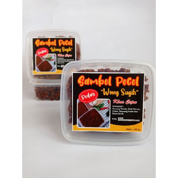 

Sambel pecel wong sugih khas cepu 200 gr