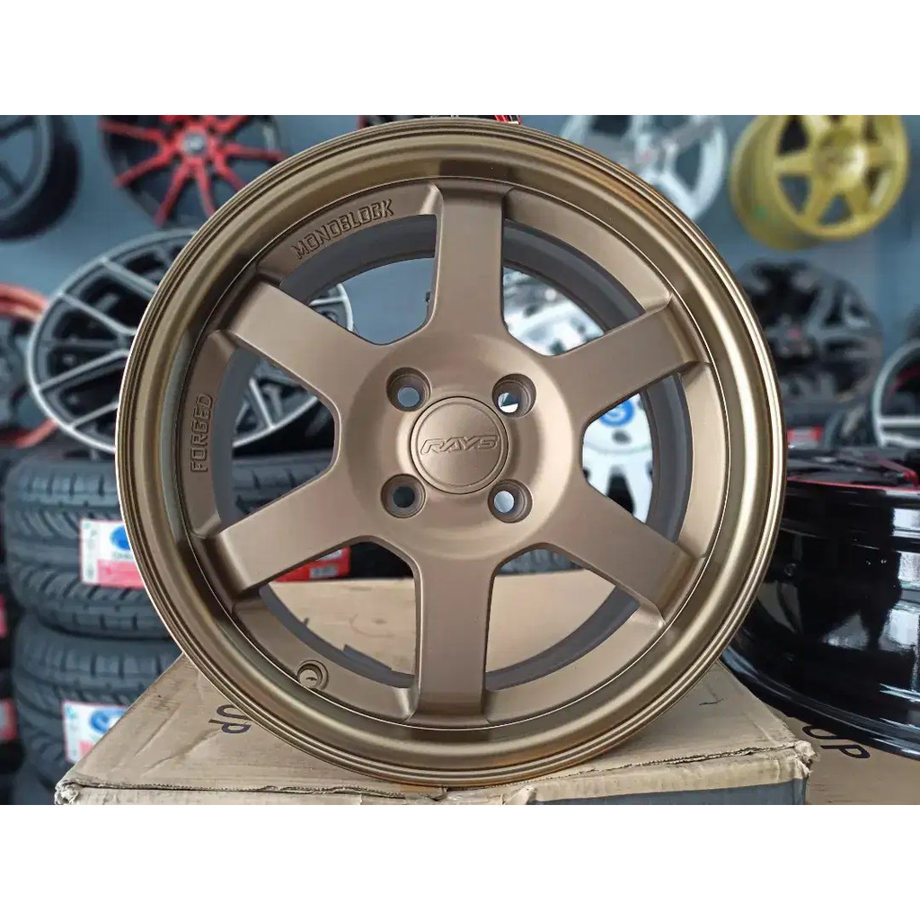 Velg Mobil TE37 Ring15x7.0 Pcd 4x100 Et38 Bronze