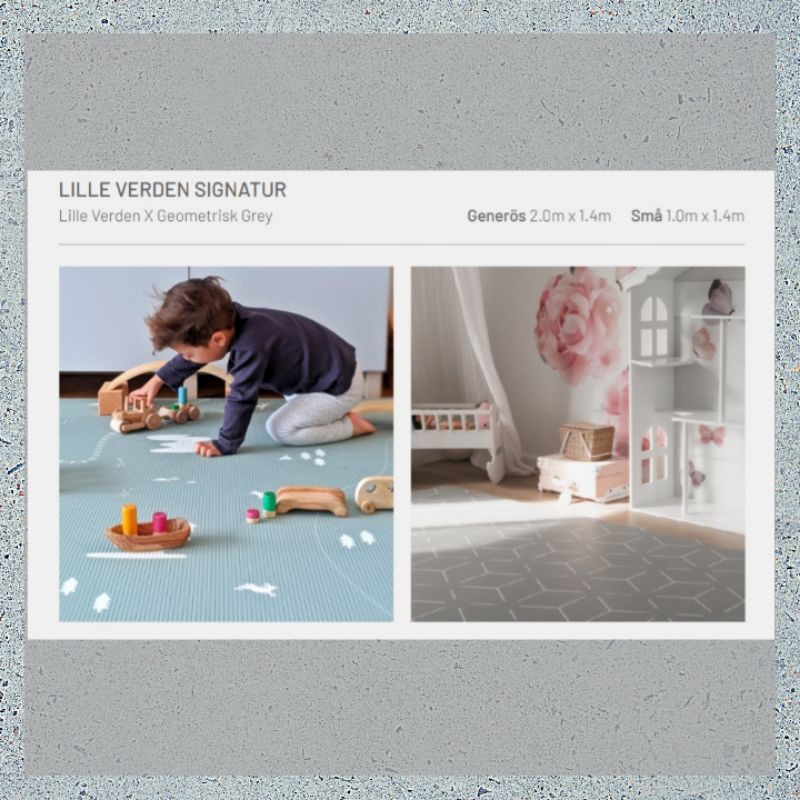 Little Wiwa Playmat Lille Verden Signatur (Lille Verden X Geometrisk