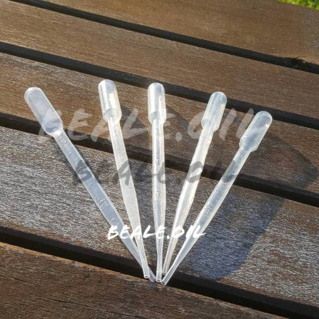 Pipet Tetes Ukur Plastik 3ml Pipet Takar Oil droper Measuring Pipet obat minyak kelinci hewan