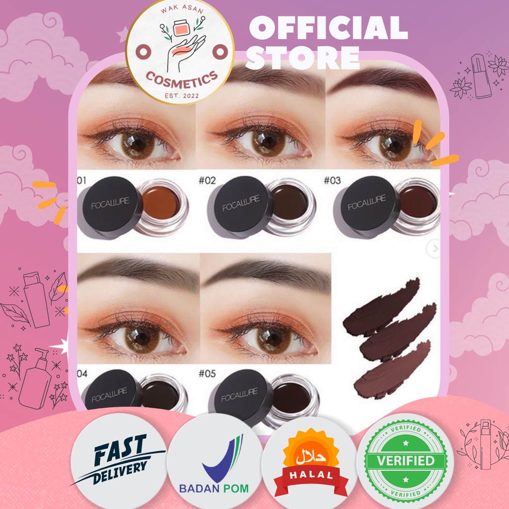 FOCALLURE EYEBROW CREM GEL WATERPROOF