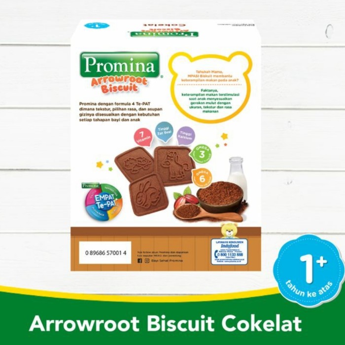 PROMINA Biskuit Arrowroot 1th+ Baby Biscuit Camilan Bayi