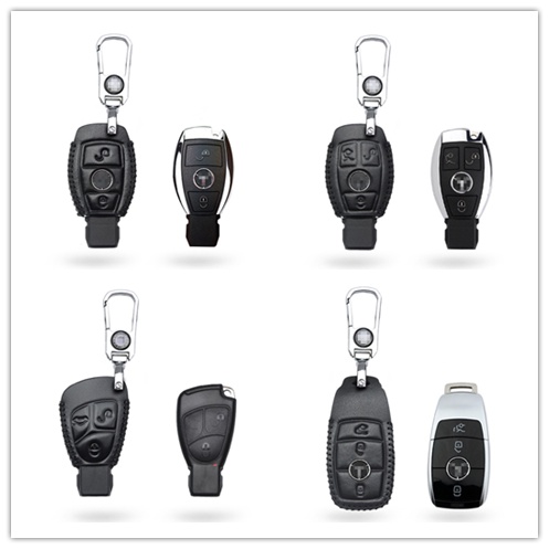 Case Kunci Remote Mobil Bahan Kulit Untuk Mercedes Benz C E Class W223 W206 C260 C300 S450 S500 S400