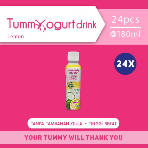 

Yogurt Heavenly Blush Tummy Drink Sugar Free Lime [24 x 180 ml]