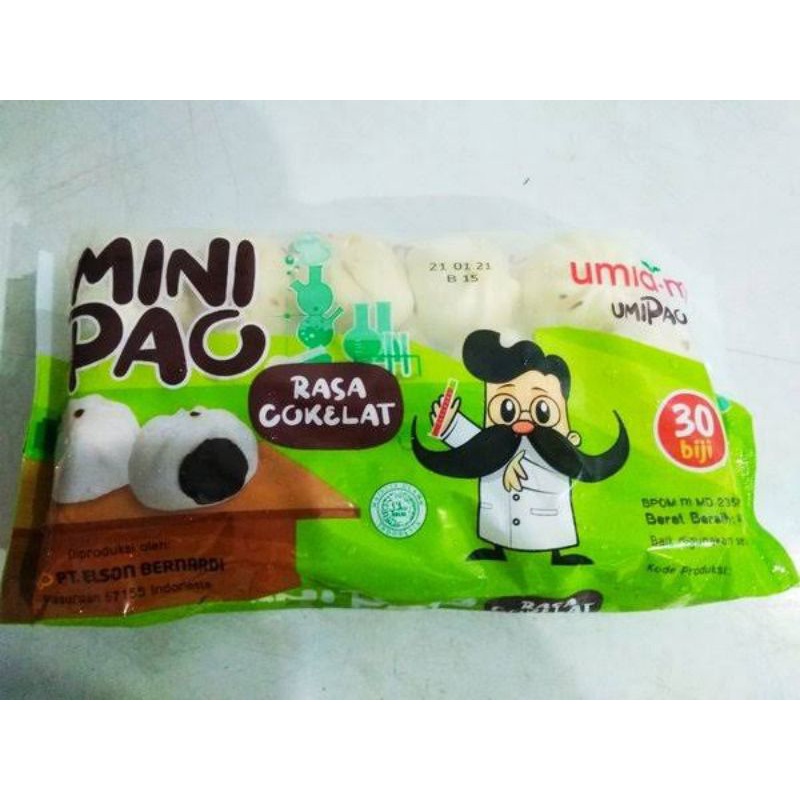 

umiami minipao mini pao coklat cokelat by bernardi isi 30 pcs