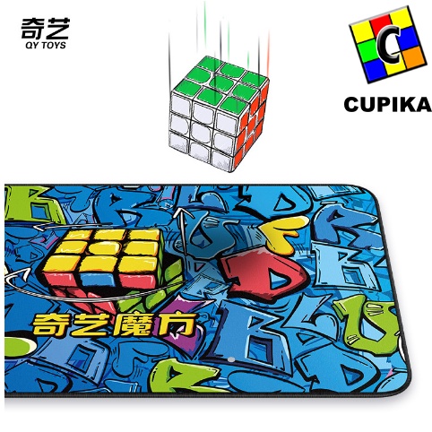 Rubik Mat Lucu Qiyi Qy Yj Moyu Besar Mouse Pad TRIBAL Colorfull cube