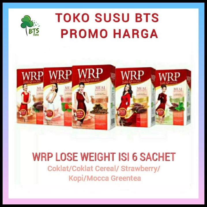 Wrp Lose Weight Meal Replacement Isi 6 Sachet