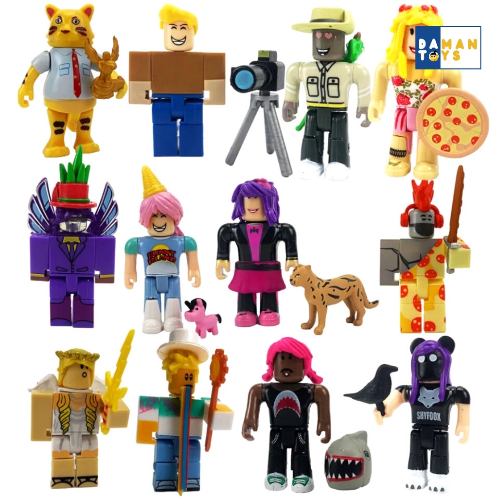 Mainan Roblox Murah Action Figure Rob lox Topper Kue Cake Toys Toy Mainan Laki