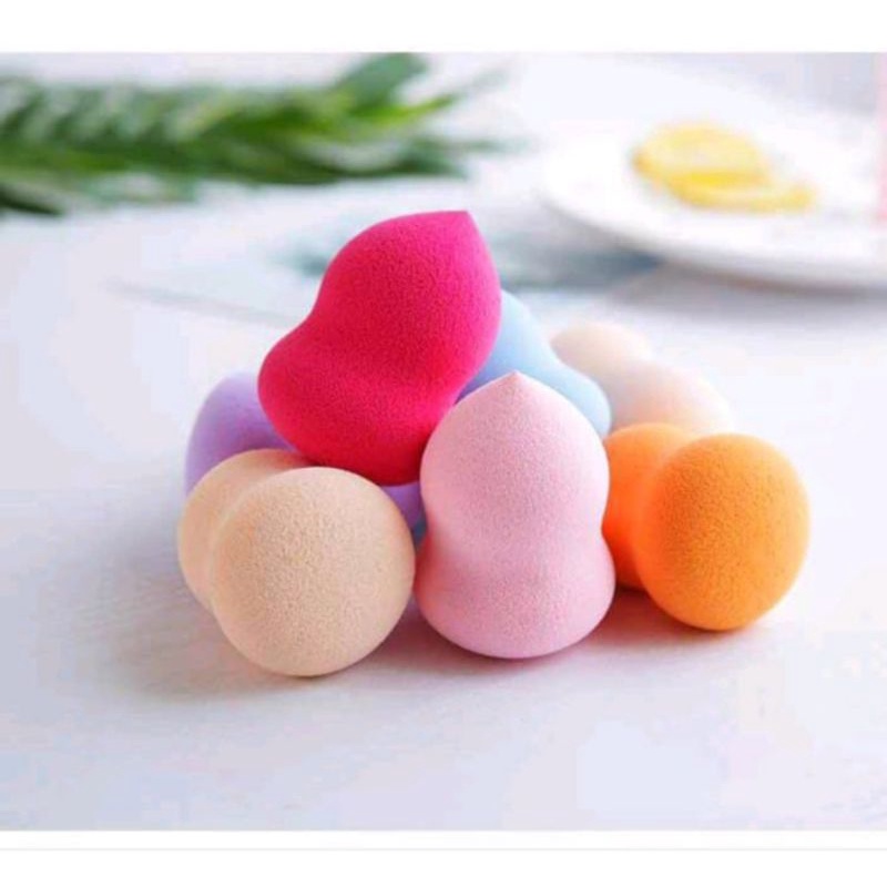 Beauty Blender Tear Drop Egg Spons Make Up colorfull Sponge Telur Alat