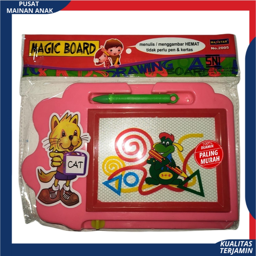 Mainan Anak Drawing Board Magnetic Papan Tulis Magnetik Hapus Gambar Edukasi belajar dan bermain