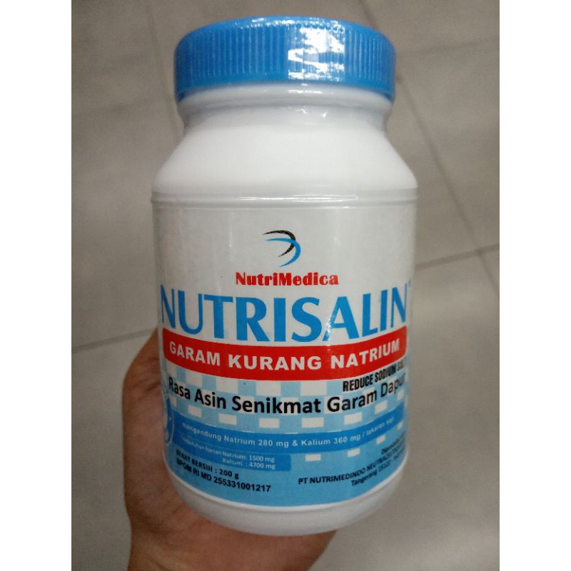 

nutrisalin garam diet 200gr terbaru