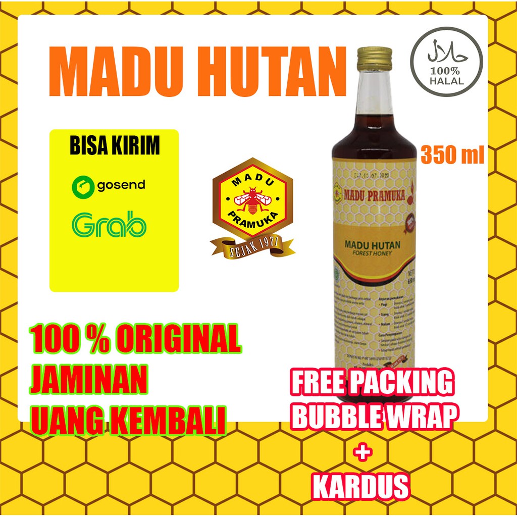 

MADU HUTAN ASLI 650 ML MADU PRAMUKA