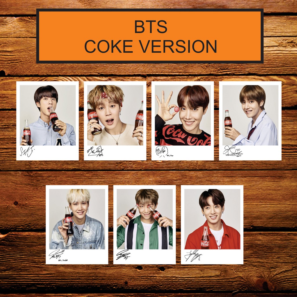 BTS 01 SIGNED KPOP POLAROID