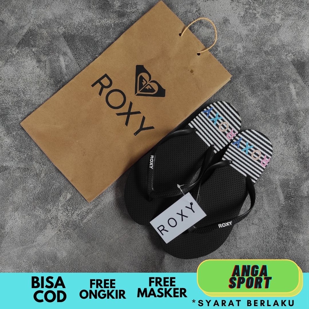 SANDAL JEPIT WANITA ROXY PREMIUM / SENDAL SURFING JEPIT REMAJA DISTRO KEREN / SENDAL RUMAHAN CASUAL SANTAI TERMURAH