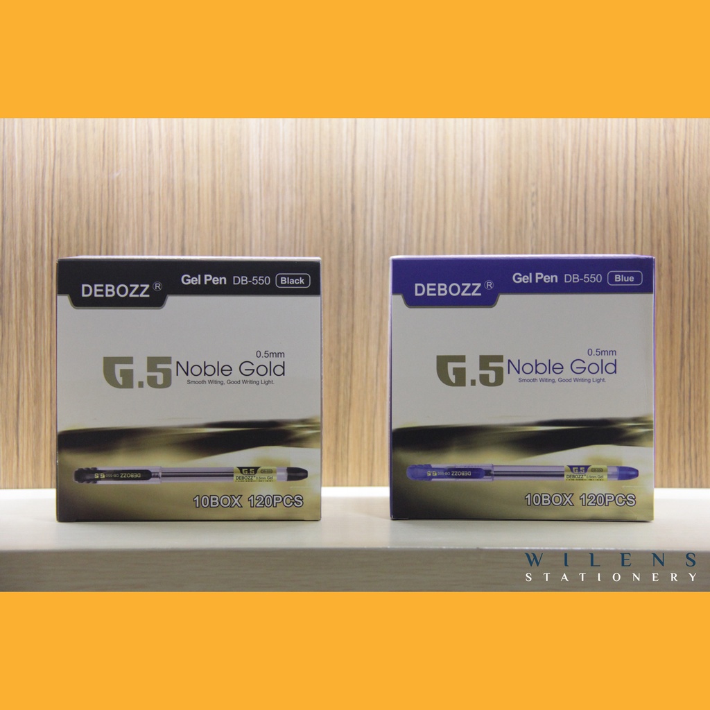 

PULPEN DEBOZZ G5 NOBLE GOLD DB550 0.5MM / PULPEN GEL 0.5MM / GEL PEN / PEN GEL 0.5MM