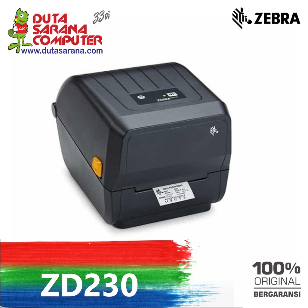 Jual Printer Barcode Thermal Label Printer Zebra Zd 230 Zd230 Pengganti Gt820 Garansi Resmi 6464