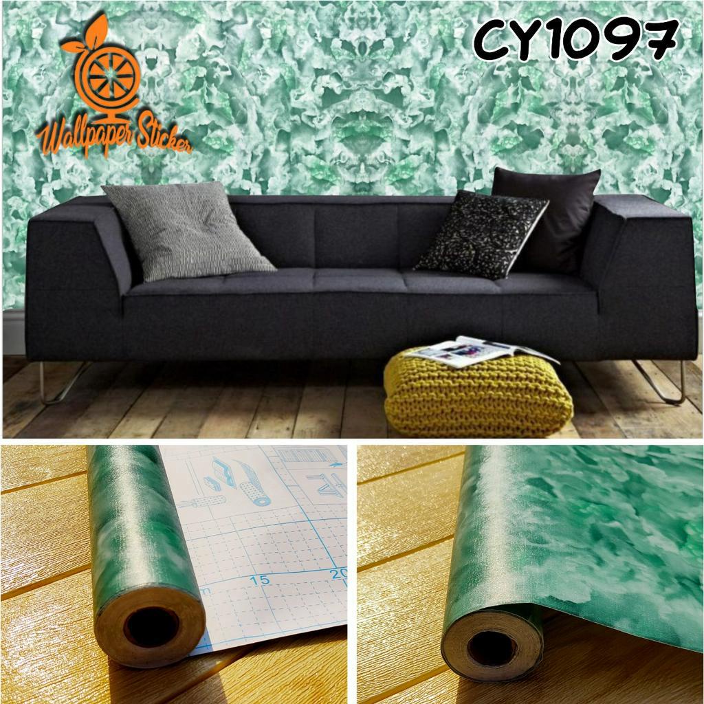 Wallpaper dinding motif kayu coklat Motif Batik 45cmx9M Best Seller Quality Free Perekat