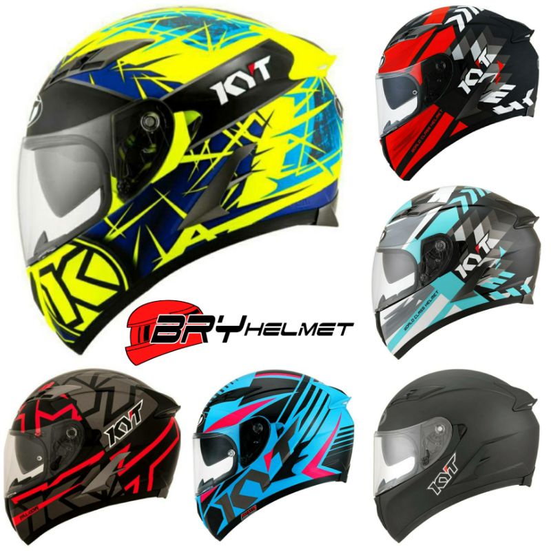 Helm Kyt Falcon 2 Fr Motip Double Visor | Helm Kyt Full face