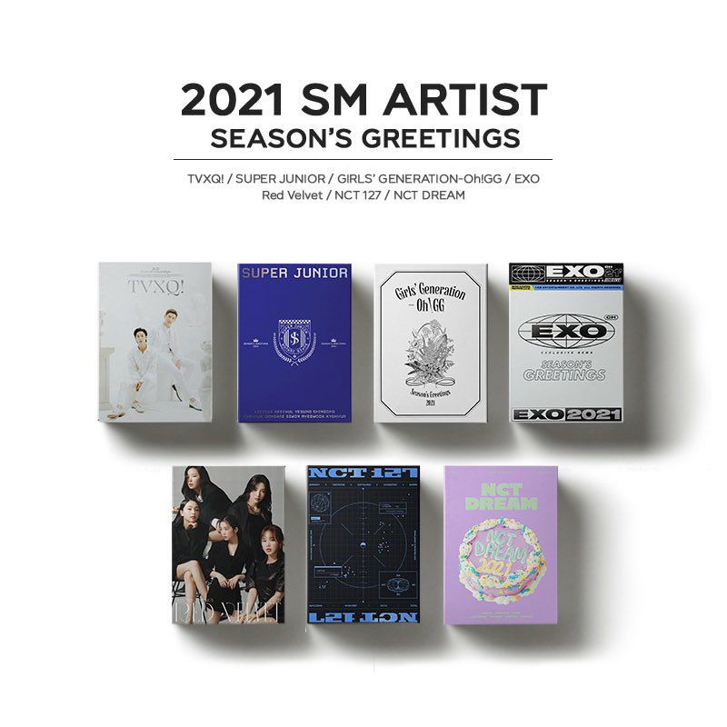 [Ready Stock] 2021 SM Season Greeting (Super Junior, EXO, Red Velvet, NCT 127, NCT Dream, WayV)