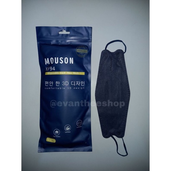 Masker Mouson KF 94 - Blue Jeans (Biru Jeans)