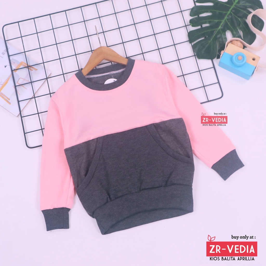 [UNIVERSAL] Sweater Joe uk 2-3 Tahun / Baju Switer Jaket Outer Anak Perempuan Laki Tebal Murah Polos