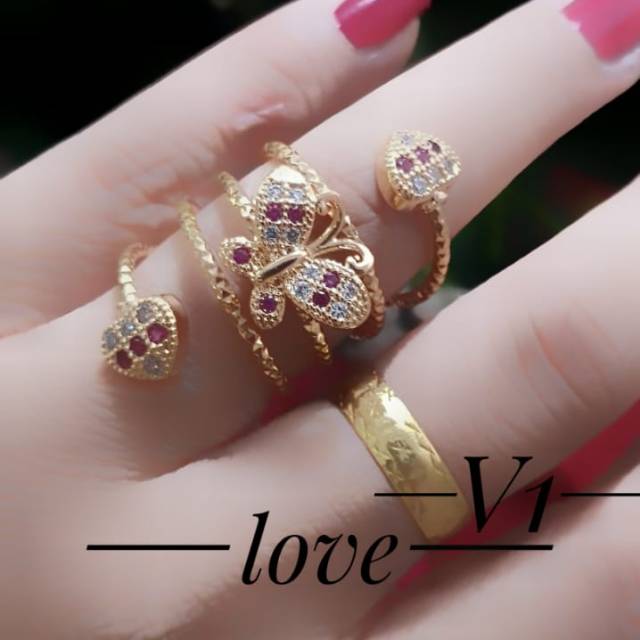 Cincin kupu cantik