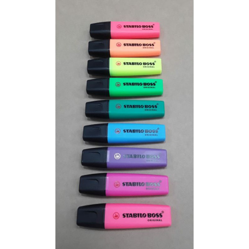 

Stabillo Boss ( tertera 1 kotak isi 10 pcs