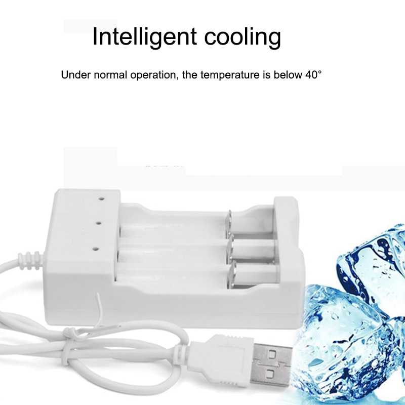 HCQWBING Charger Baterai USB Plug 4 slot for AA/AAA - H63