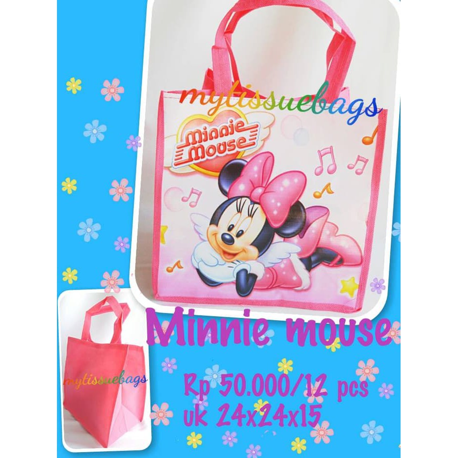 

[HOT DEAL] tas goodiebags ultah minnie mouse/souvenir ulang tahun minnie