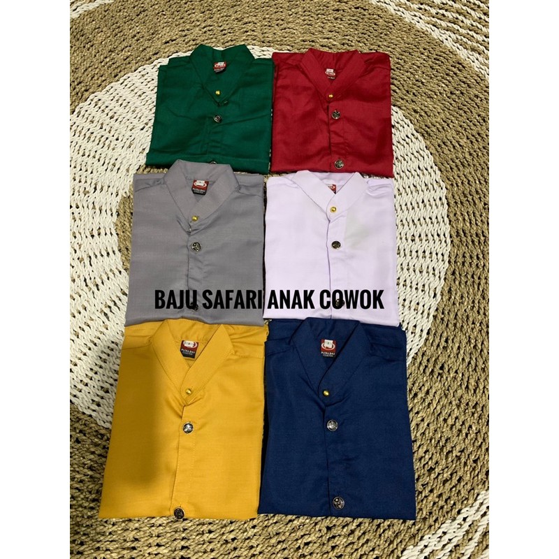 baju Safari Anak cowok