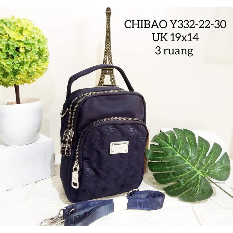 Chibao Slempang Y332-22-30 size 19x14 cm Bahan Kanvas. Tas Wanita Tas Slempang Tas Chibao Kanvas Terbaru Bisa bayar ditempat.!!!! BEST SELLER.!!!