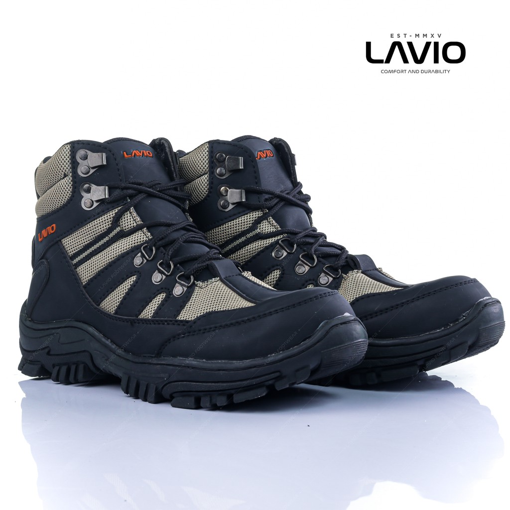 Sepatu Safety Boots Pria Keren Lavio Armo Original