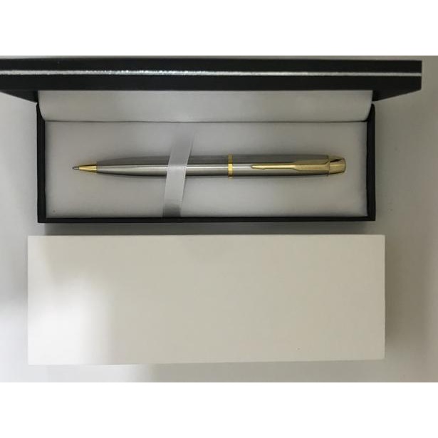 

➙nf Terbaru➙ Pulpen Promosi / Pulpen Esklusif / Pulpen Parker Sonnet TW Stainless Gt ( Klip Emas ) V