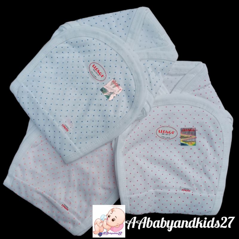 1Lusin (12PC) Popok Bayi Usagi Model Bintik Polkadot Bahan Adem Nyaman Berkualitas-Popok Bayi Murah