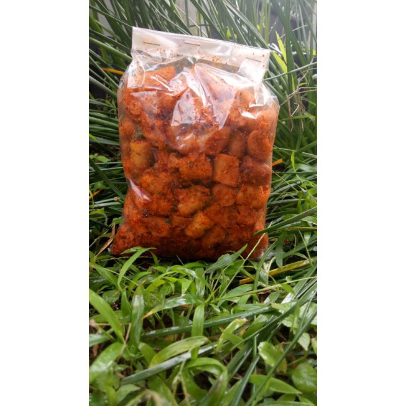 

lumpia garing pedas daun jeruk