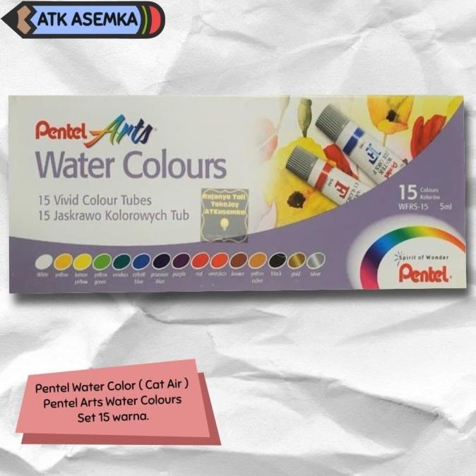 

Pentel Water Color 15 Warna ( Cat Air )