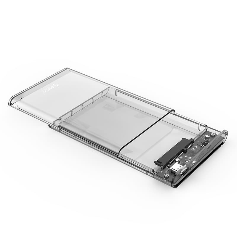 Accessories Orico 2139C3 Type-C Hard Drive Enclosure 2.5&quot; USB 3.1 Transparant