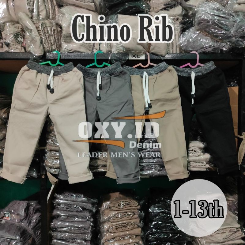 Celana Chino Anak Celana Joger Anak Rib Celana Panjang Anak Celana Anak Laki Laki Unisex 1-13th