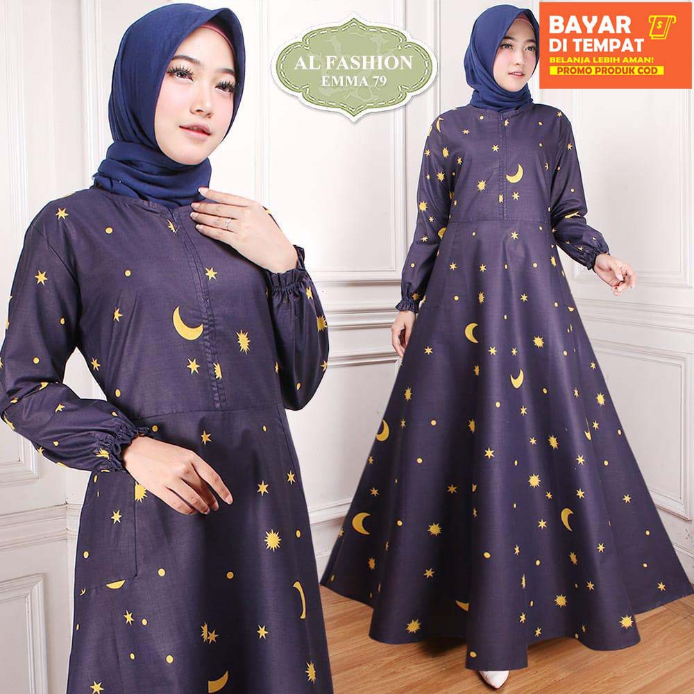 ABA agen  baju  GAMIS EMMA C Shopee Indonesia 