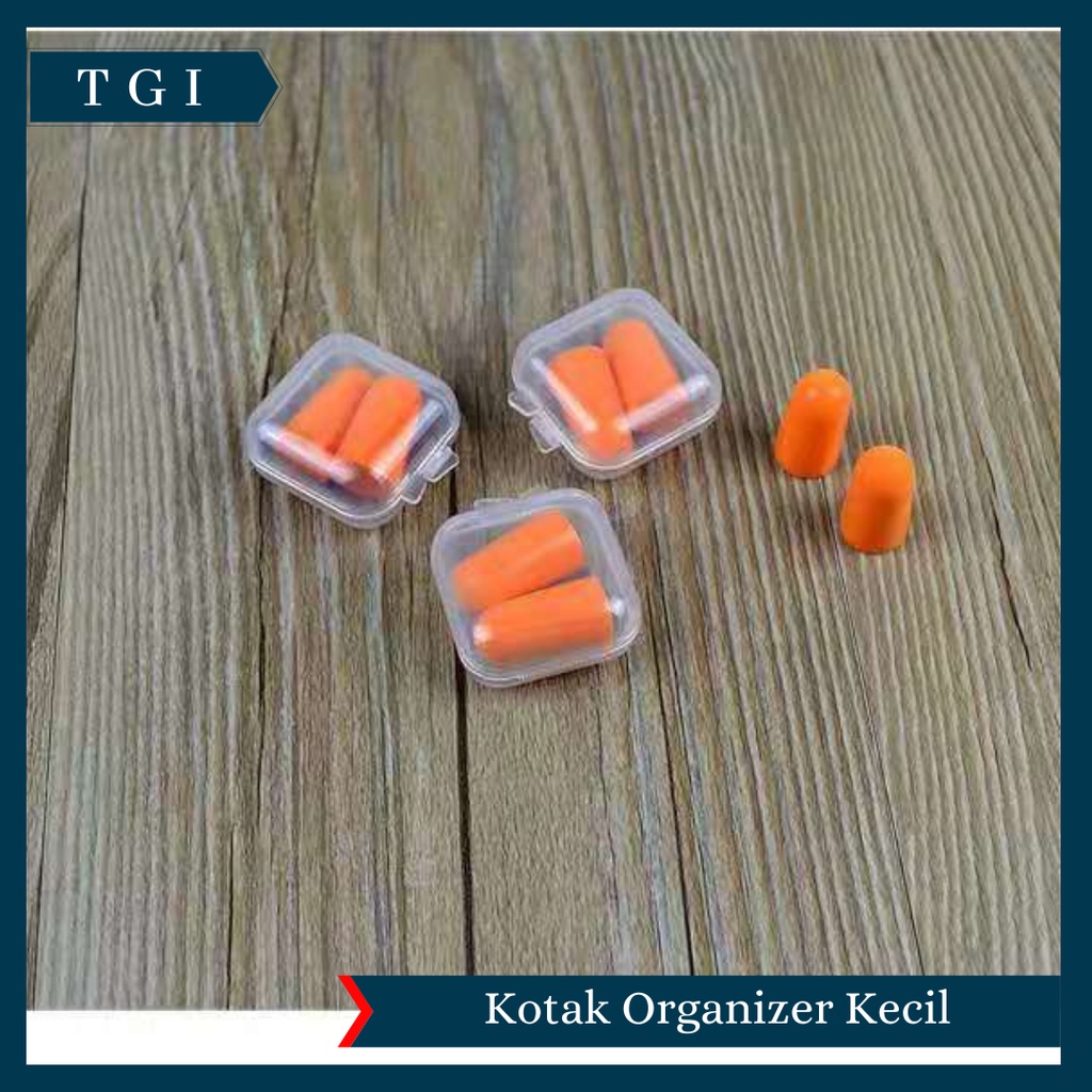 TGI - KOTAK KECIL SIMPAN MEMORY CARD EARPLUG / KOTAK PLASTIK SERBA GUNA / MINI BOX AKSESORIS