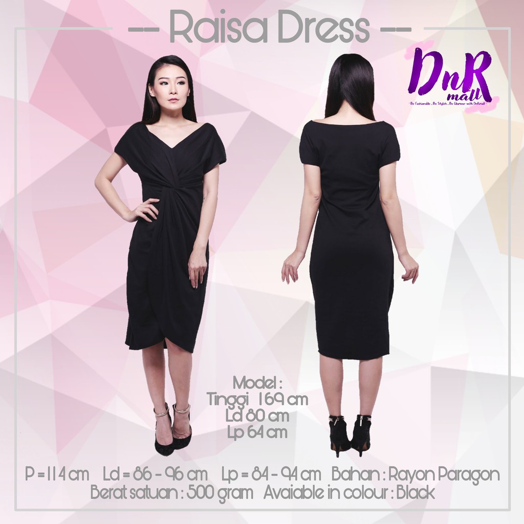 Dress Pesta Wanita Raisa Dress Squishy Dress Casual Formal Sabrina Party Dress Baju Pesta Wanita