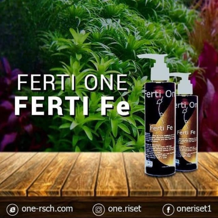 ferti one fe pupuk cair aquascape iron zat besi fertionefe