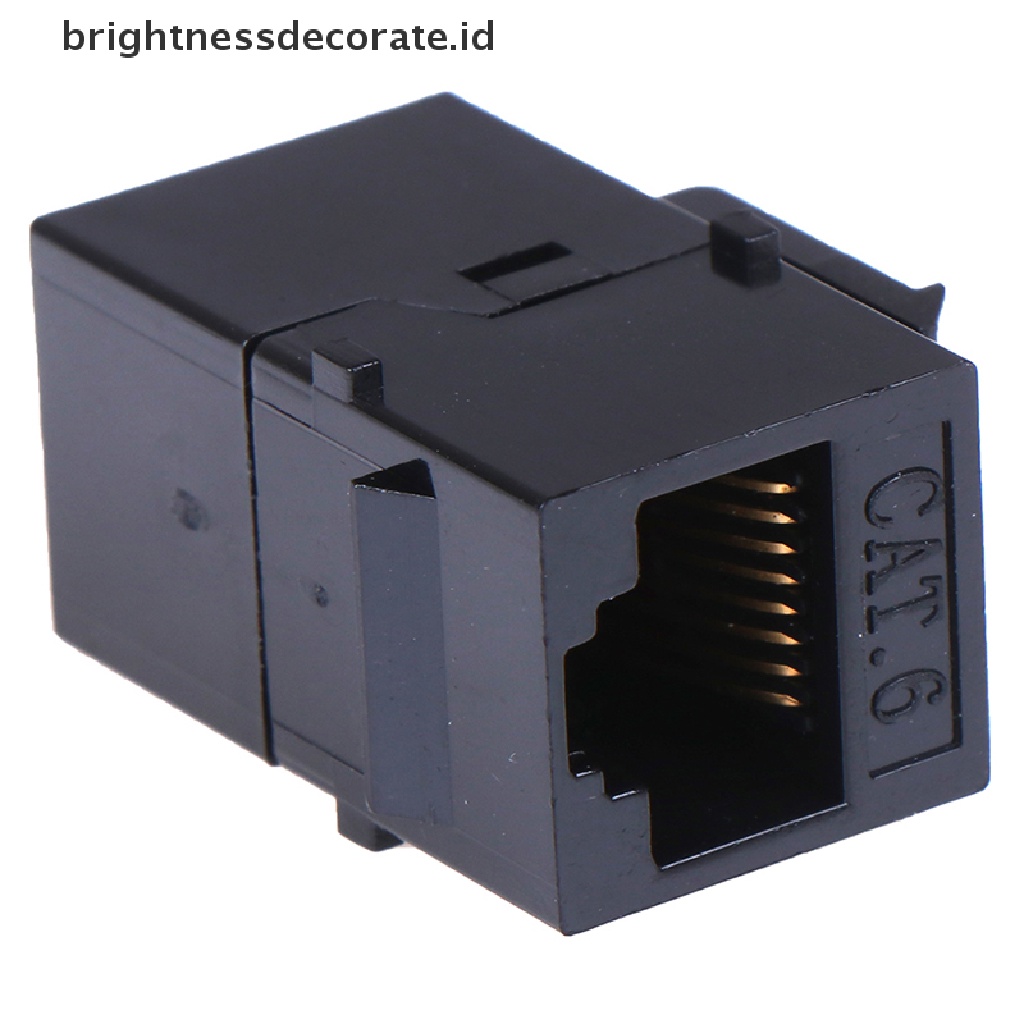 Adapter Konektor Coupler Rj45 Female Ke Utp Cat5E