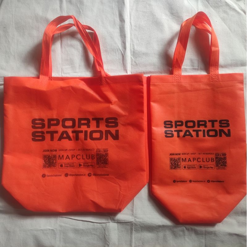 Sale shopping bag sport station original tas belanja tote bag