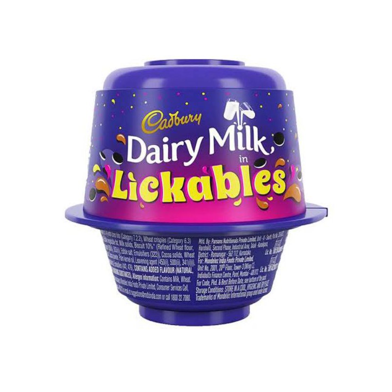 

CADBURY LICKABLES CUP 20GR | COKLAT CADBURY GELAS